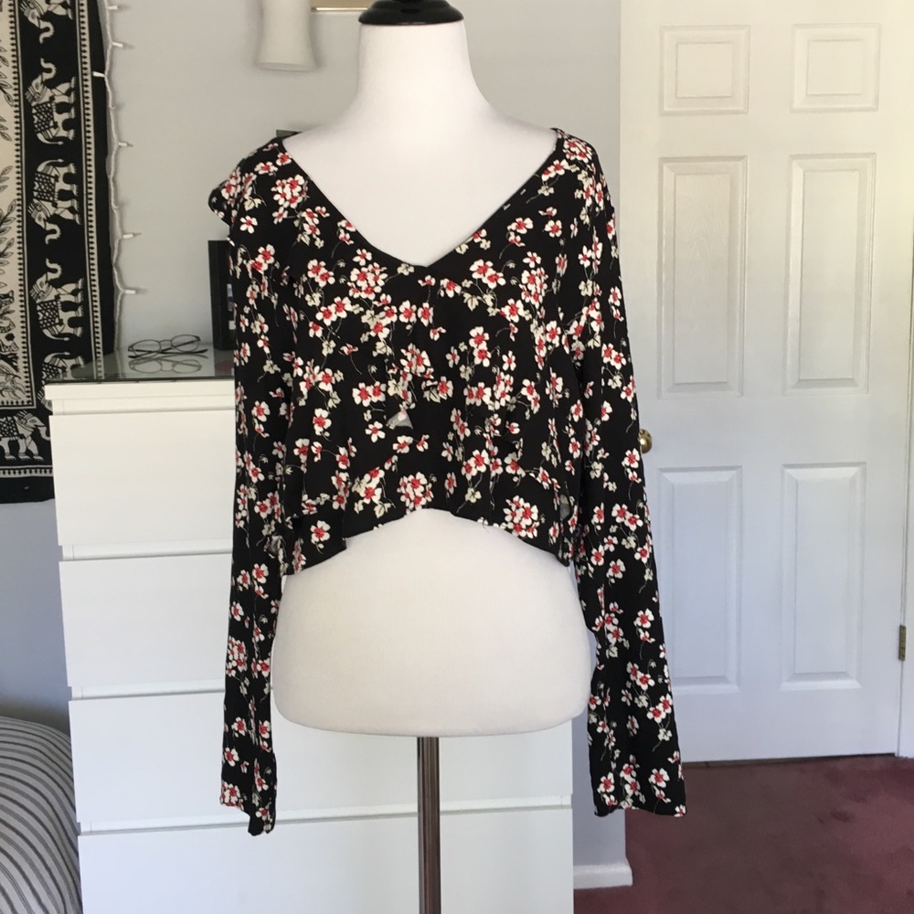 Long Sleeve Floral Top